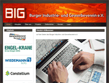 Tablet Screenshot of big-burg.de